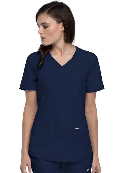 Cherokee Form CK840 Scrubs Top Women Navy