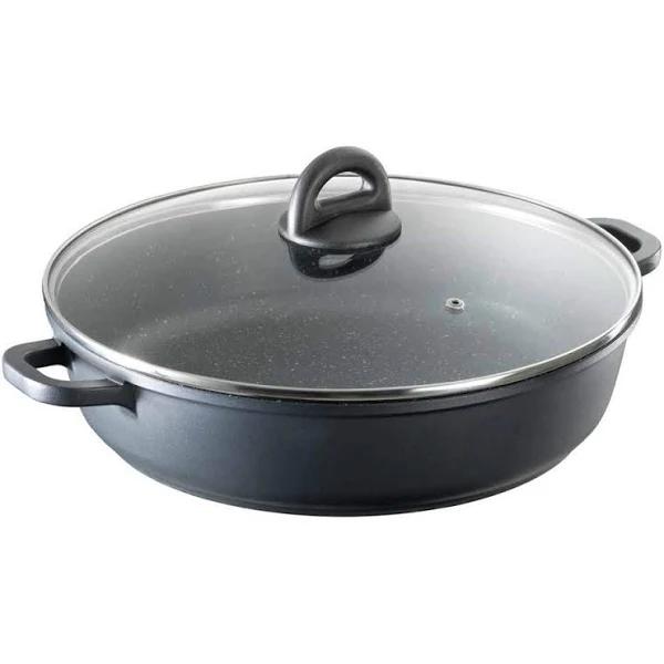 Stone Non Stick Saute Pan with Lid Size 32cm by Baccarat