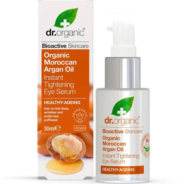 Dr Organic Eye Serum Moroccan Argan Oil Instant Tightening 30ml