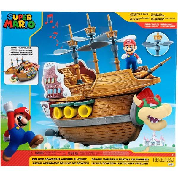 Nintendo - Super Mario Deluxe Bowser's Ship Playset