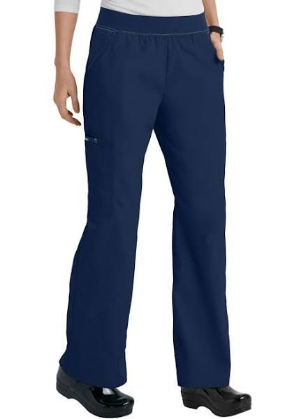 Cherokee 1031t Mid-Rise Knit Waist Pull-On Pant - Navy, L