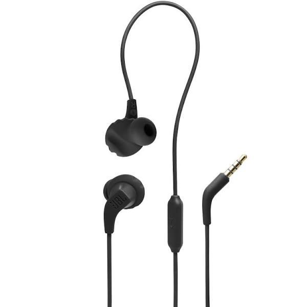 JBL Endurance Run 2 Wired In-ear Headphones, Black