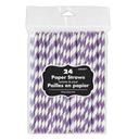 Paper Straws 24 Pack - Royal Blue