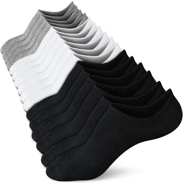 No Show Socks Women Low Socks Non Slip Flat Boat Line 4/8 Pairs