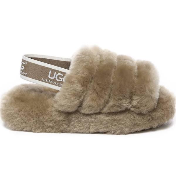 UGG Australian Shepherd Kids Puffy | Double Faced Sheepskin Upper - Kids - House Shoes