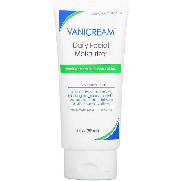 Vanicream Daily Facial Moisturizer For Sensitive Skin Fragrance Free 3 fl oz (89 ml)