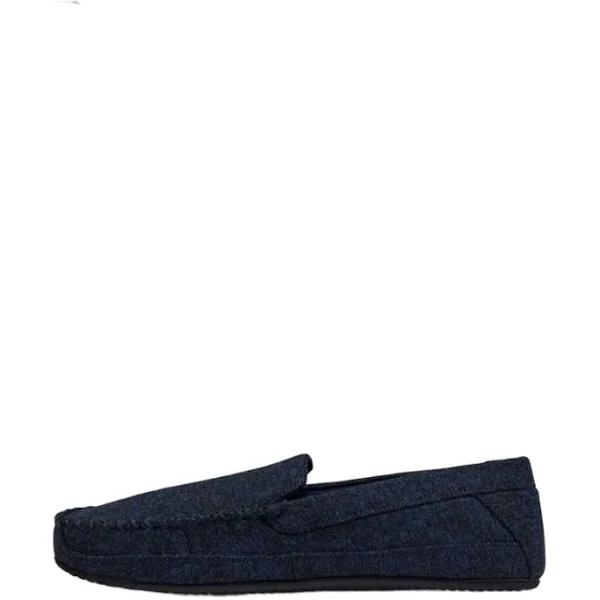 Grosby Colin Slippers Mens Casual Slip On Moccasins Navy Shoes