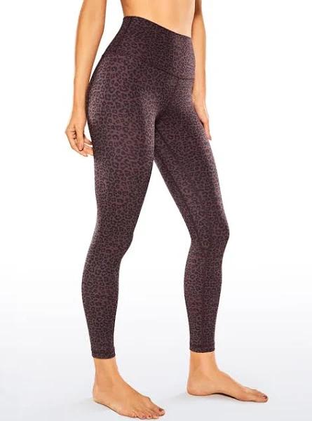 CRZ Yoga Women's Yoga Train High Rise Nakedfeel Leggings 25'' Leopard-Print 4 / S