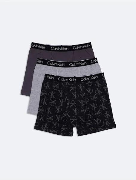 Calvin Klein 3pk Boxer Brief in Multi, Size 6-7 Yrs