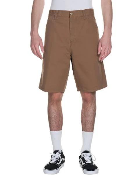 Carhartt WIP Single Knee Short | Hamilton Brown (rinsed)