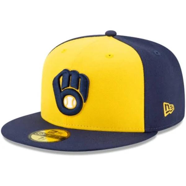 New Era 59Fifty Authentic Collection Milwaukee Brewers Alt, 8