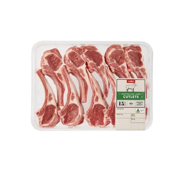 Coles Lamb Cutlets (11x9)