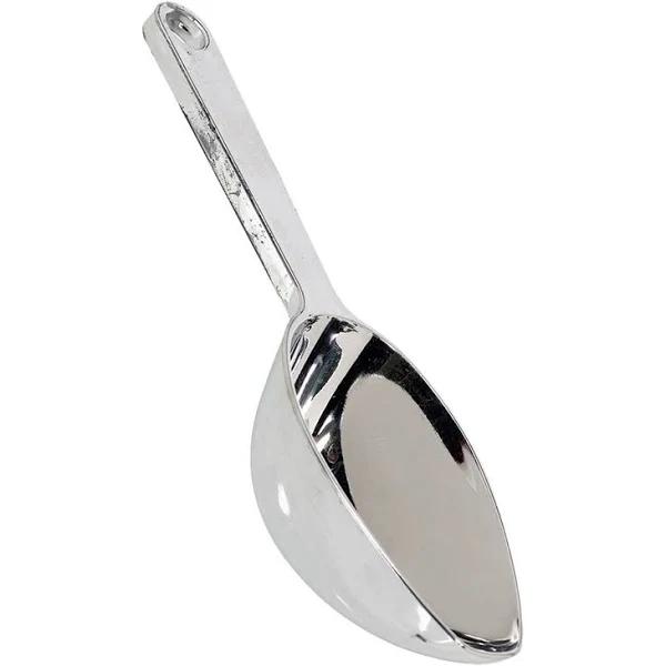 Silver Plastic Candy Scoop