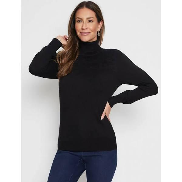 Millers Long Sleeve Roll Neck Jumper - Womens - Black