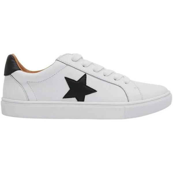 Sandler Stark Sneakers in White /Black Leather White 39