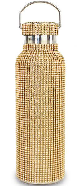 IOco Diamante Water Bottle 600ml - Gold