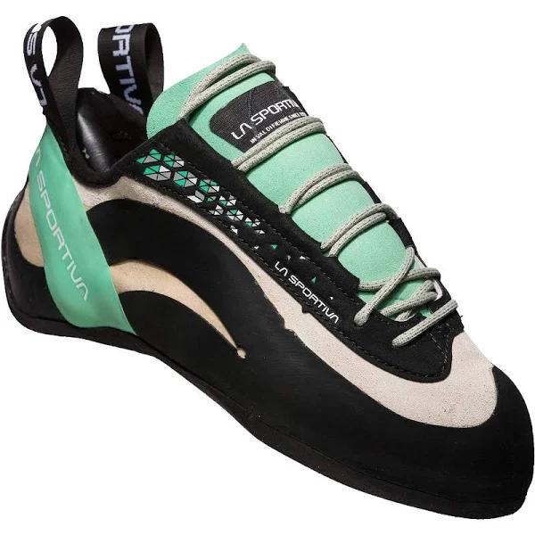 La Sportiva Miura Climbing Shoes White Green Women - 41.5