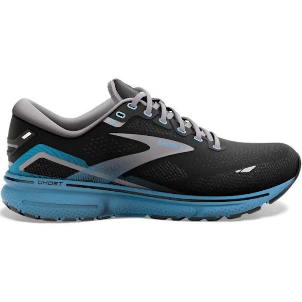 Brooks Ghost 15 Running Shoes - Men's BLACK/BLACKENED Pearl/Blue 13.0 1103931D056.130