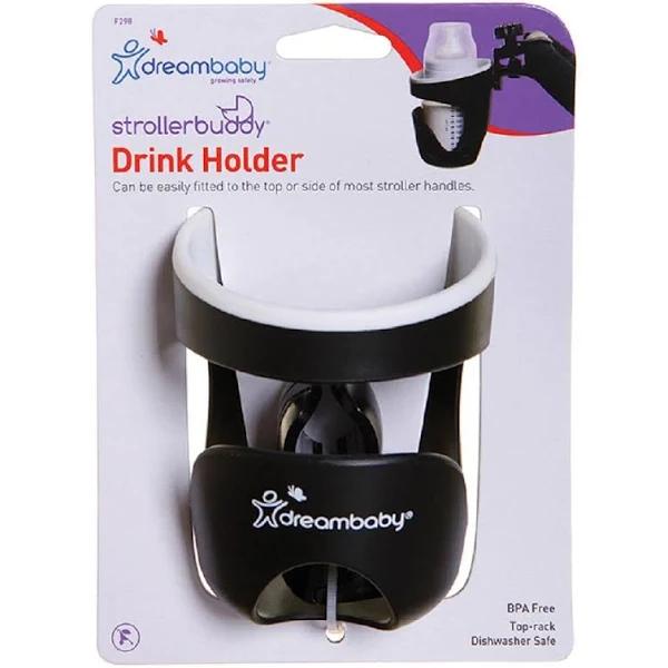 Dreambaby Strollerbuddy Drink Holder - Black