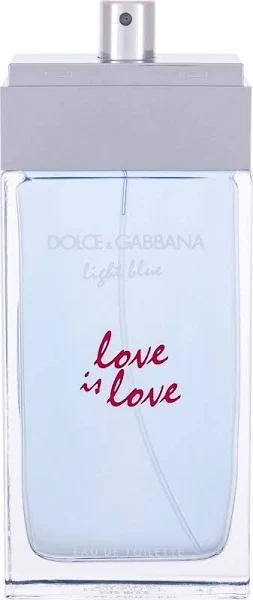 Light Blue Love Is Love EDT Spray (Tester) by Dolce & Gabbana For Women-100 ml