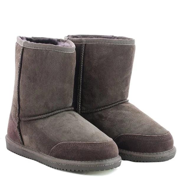 Original UGG Australia Boots Chocolate Detailed Mid