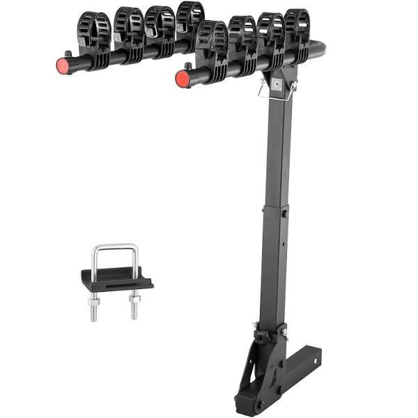 VEVOR 4 Bike Rack Hitch Mount Folding Swing Down Bicycle Carrier Car Truck SUV