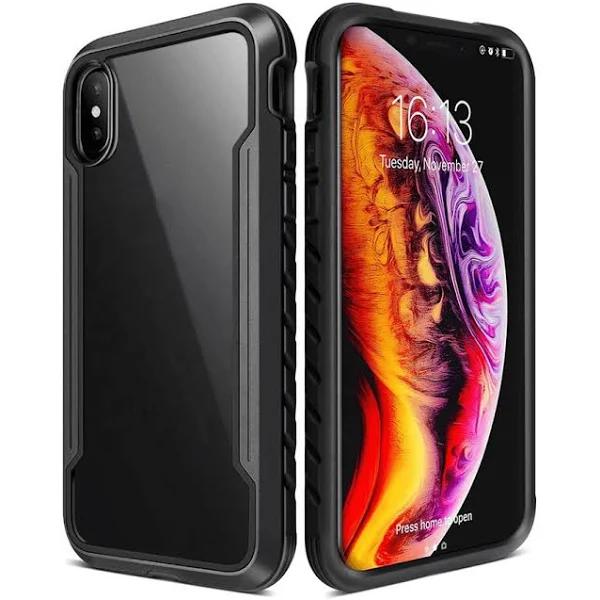 Premium Shield Shockproof Heavy Duty Armor Case Cover Fit For iPhone XR- Black