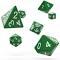 Oakie DOAKIE Dice RPG Set Solid - Green (7)