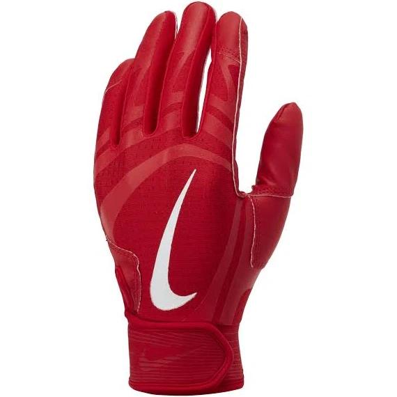 Nike Alpha Huarache Edge Youth Batting Gloves Youth Small / Red