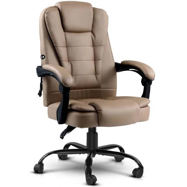 Artiss Massage Office Chair PU Leather Recliner Computer Gaming Chairs