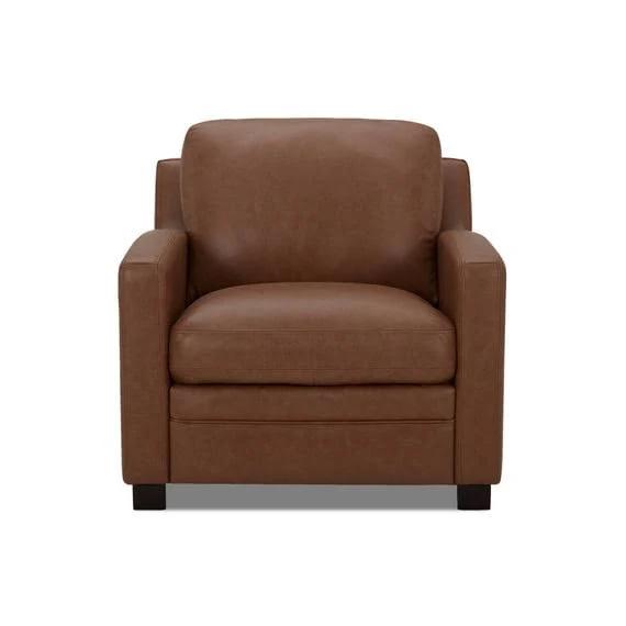 Barossa Leather Armchair Tan by Freedom