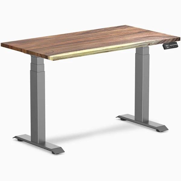 Desky Dual Mini Hardwood Sit Stand Desk