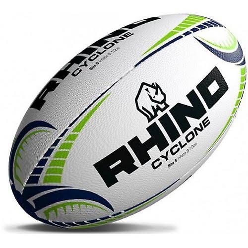 Rhino Cyclone Training Rugby Ball Yellow 4