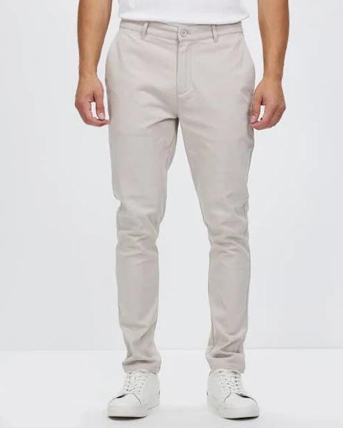 Staple Superior - Men's Grey Chinos - Staple Slim Stretch Chino Pants - Size 36 at The Iconic