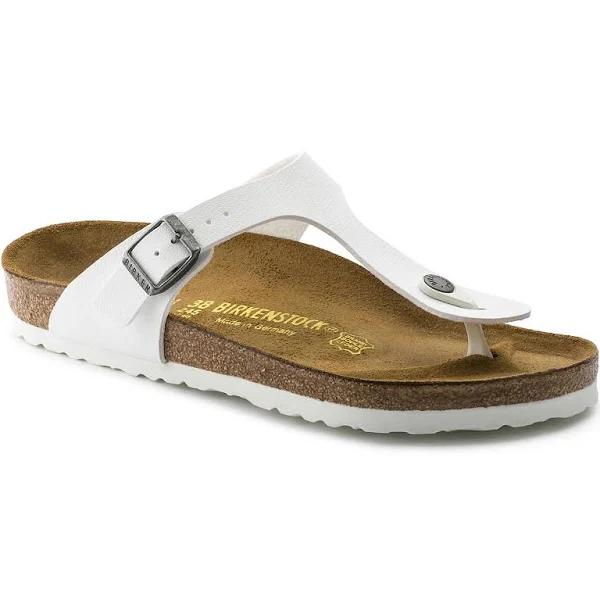 Birkenstock Classic, Gizeh, Regular Fit, Birko-Flor, White White / 35