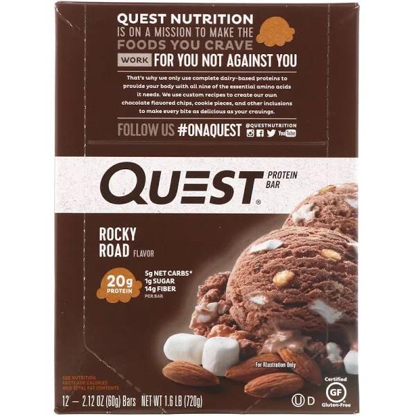 Quest Nutrition Quest Bar Rocky Road 12 Bars