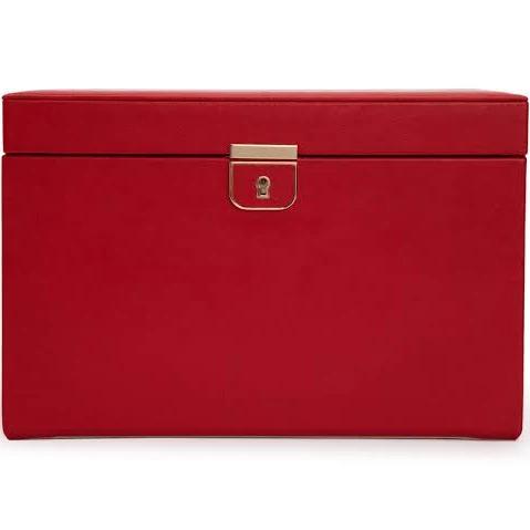 Wolf Palermo Large Jewellery Box - Red