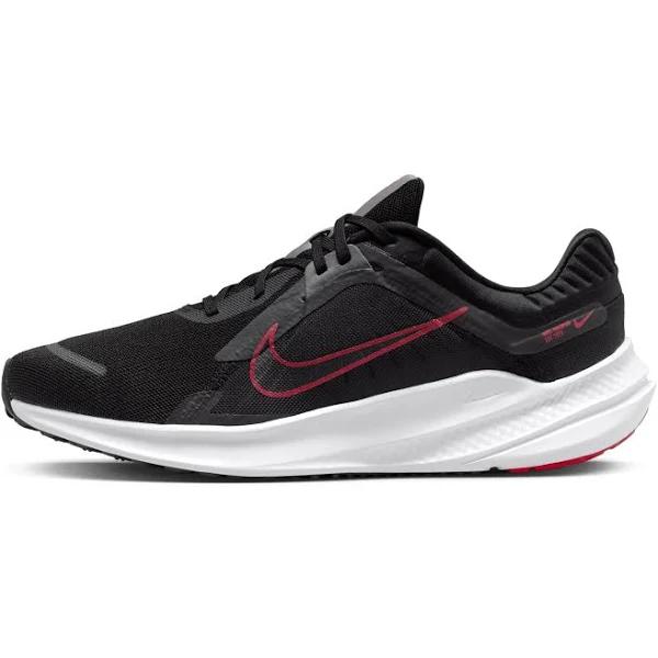 Nike Men's Quest 5 Running Shoes - Black & Red - Black - Size 11.5 US