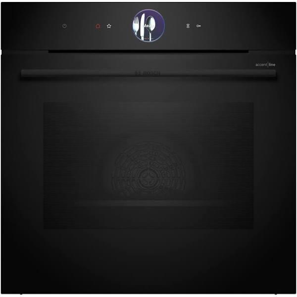 Bosch Series 8 60cm Built-in Multifunction Black Oven HBG976MB1A