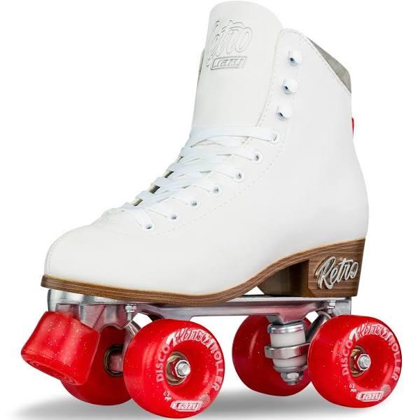 Crazy Retro Roller Skates White - EU40 | Mens 7.5 | Ladies 8.5