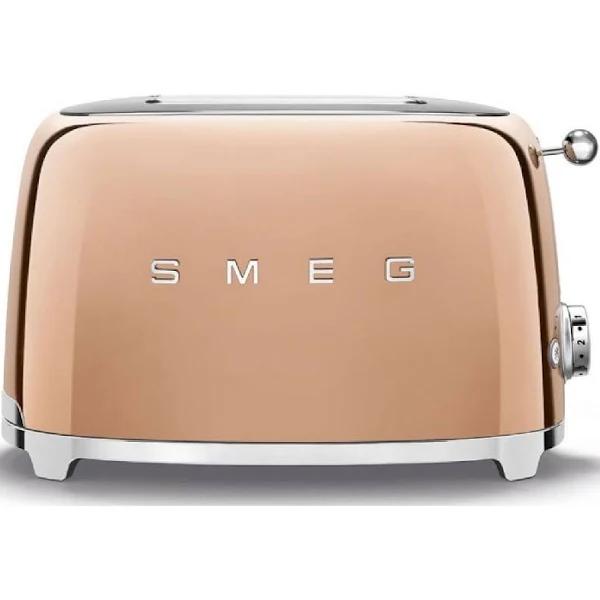 Smeg 50's Retro 2 Slice Toaster Rose Gold TSF01RGAU