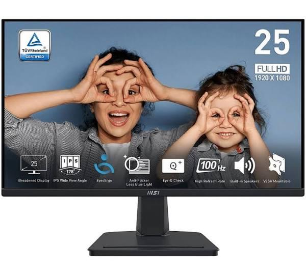 MSI Pro MP251 24.5" FHD IPS 100Hz Business Monitor