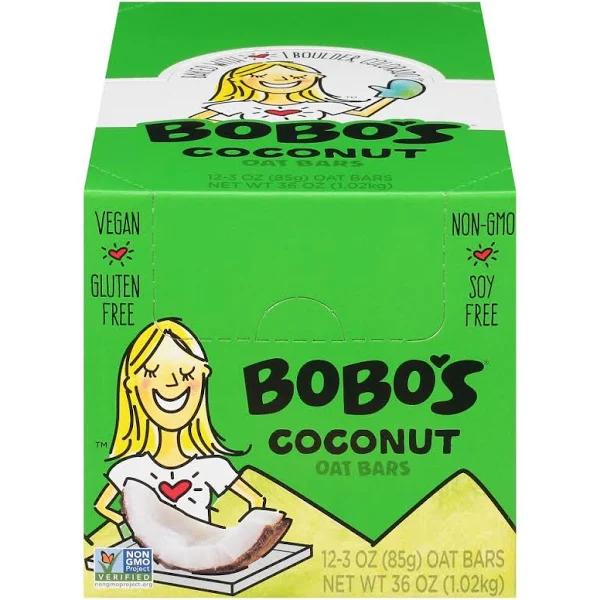 Bobo's Oat Bars - Coconut Bars Box of 12