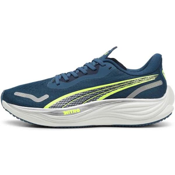 Velocity Nitro 3 Men's Running Shoes in Ocean Tropic/Lime Pow/Silver, Size 7.5 by Puma