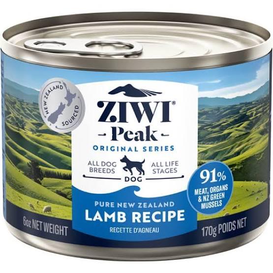 Ziwi Peak Lamb Canned Dog Food 12x170g