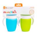 Munchkin Miracle 360 Trainer Cup, green/blue, 7 oz, 2 Count