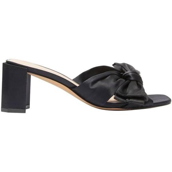 Sandler Aria Sandals in Black Satin Black 7