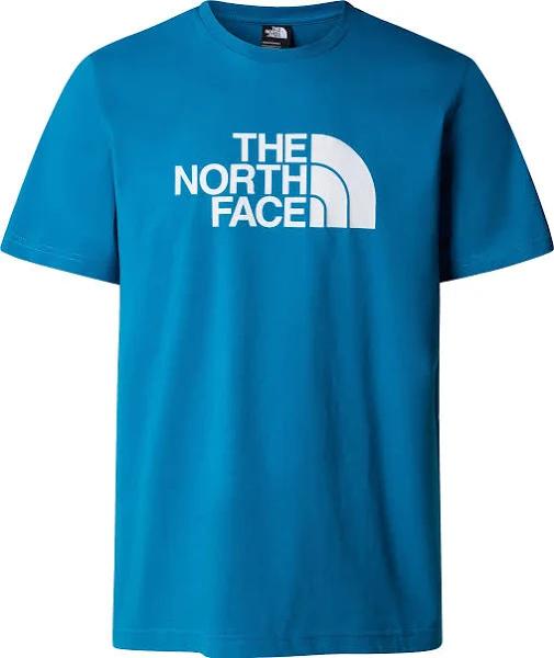 The North Face Easy Short Sleeve T-Shirt Sky Blue White Logo - S