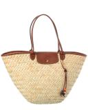 Longchamp Le Pliage Original Small Canvas & Leather Tote Travel Bag