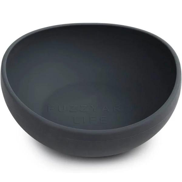 FuzzYard Life Silicone Dog Bowl Slate Grey / Medium